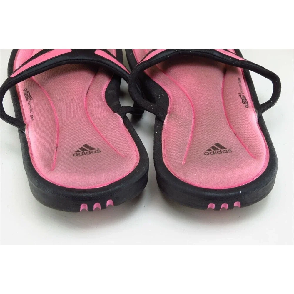 adidas Youth Girls Shoes Size 6 M Black Flip Flop Synthetic‎